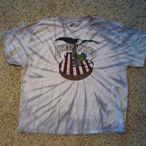 Lynyrd Skynyrd Tie Dye Size 3XL T Shirt Oversized relaxed sleepwear 70's